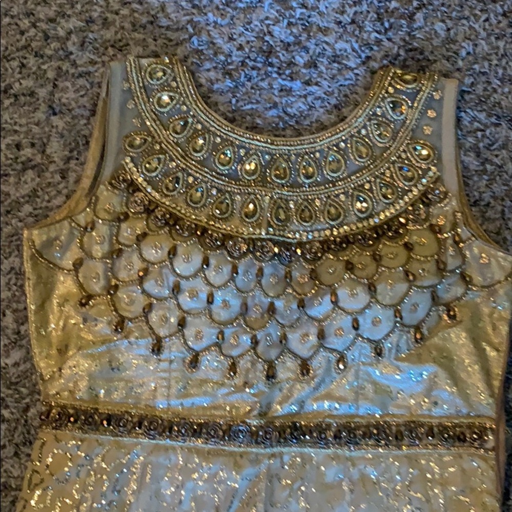 Gold gown